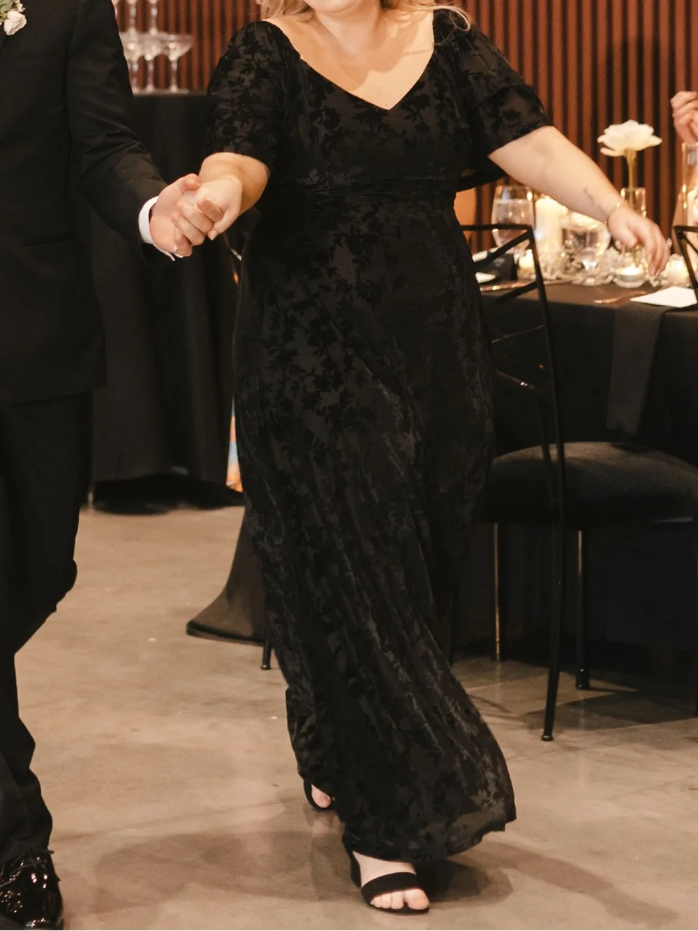 Baltic Born Black Everley Velvet Maxi Dress - Picture 12 of 15